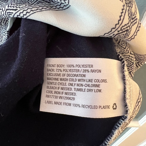 XHILARATION NAVY BLUE & WHITE TANK TOP 💙🤍✨ - Picture 4 of 4